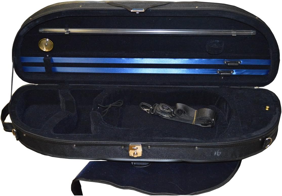 Vio Music Half Moon Lightweight Violin Case 4/4 - Deep Blue