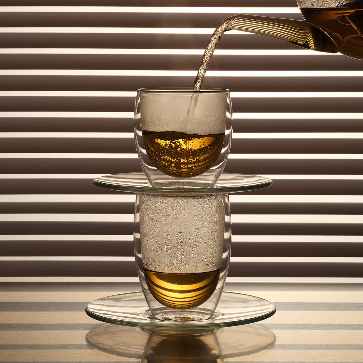 Bodum 4559-10 PAVINA Double Walled Thermo Glasses, 0.35 L, 12 oz, Pair