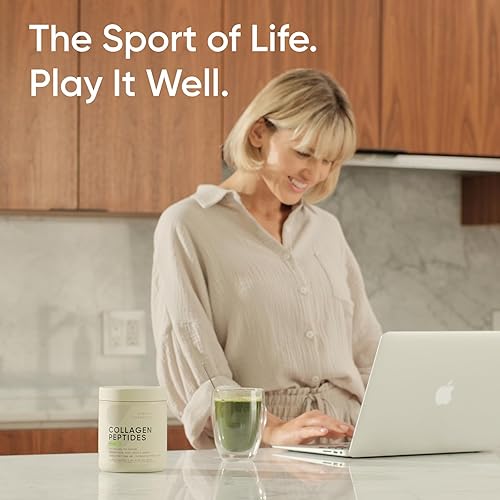 Vista 7 de Sports Research Péptidos de colágeno premium en polvo y té verde matcha orgánico, suplemento de proteína de colágeno en polvo con matcha japonés