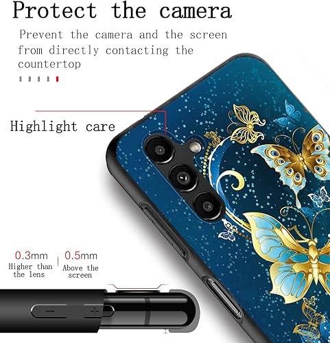Miniatura 6 de Funda protectora para Samsung Galaxy A14 5G, TPU suave para niñas y mujeres, delgada y flexible, funda protectora protectora para Samsung Galaxy A14