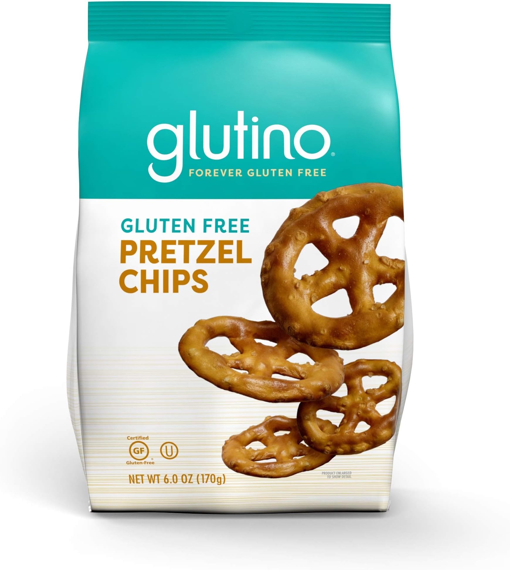 Glutino Free Pretzel Chips, Perfect Everyday Snack, Salted, 6 Ounce (Pack of 6)