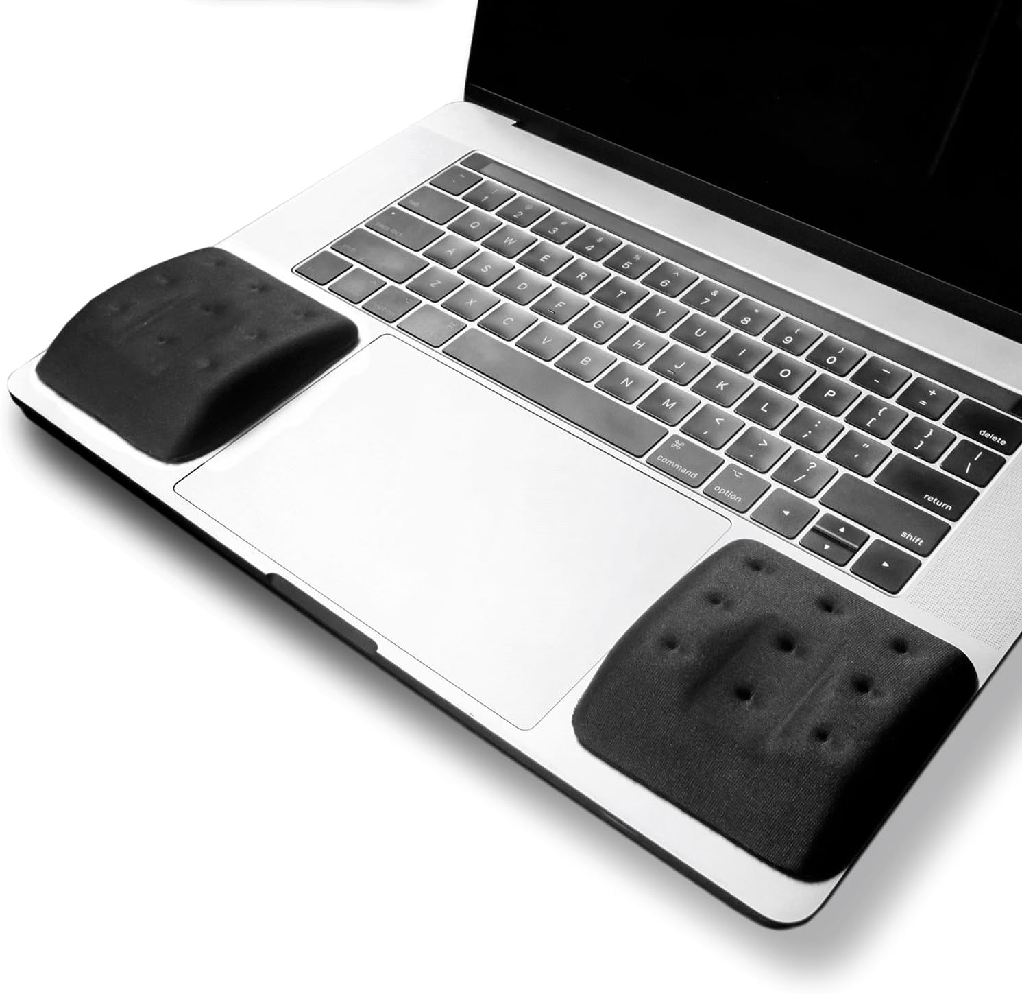WavePads by PostureUp – Two Pack Non-Slip Wrist Rests for Laptop and Keyboard Ergonomic Memory Foam Laptop Wrist Pads for Wrist Pain & Carpal Tunnel Relief, Memory Foam Wrist Support Pads