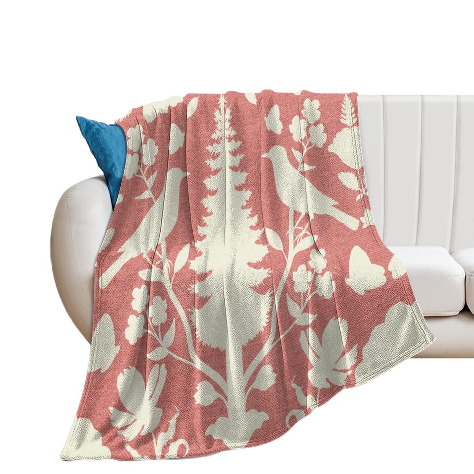 Couverture polaire en flanelle de grande taille 178x203 cm pour canapé et lit