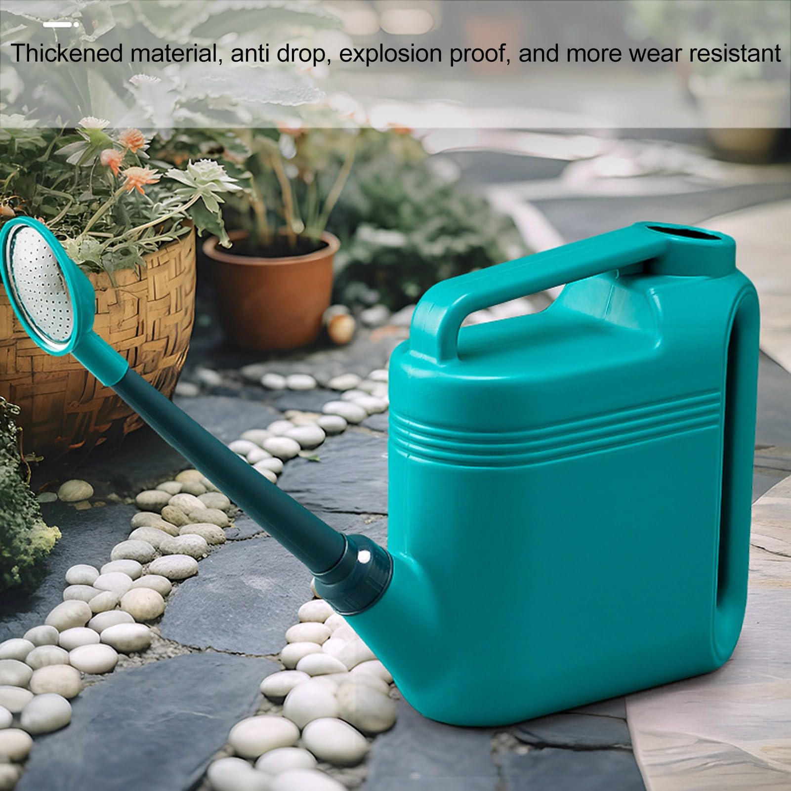 SIXRUN 5L Arrosoir PP Long Bec Même Pulvérisation Arrosage Bouilloire pour Fleurs Légumes Jardin Fournitures Arrosage Bouilloire