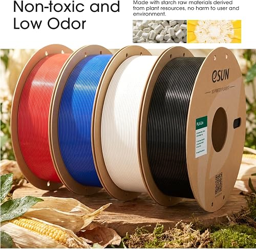 eSUN PLA Filament 1.75mm 1KG Bobine (2.2 LBS) pour Imprimante 3D,Jaune - 2