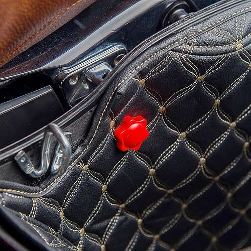 Vista 8 de Us Stock Moto Onfire - Forro para bolsa, costuras beige, insertos de alforjas estiradas para Harley/Moto Onfire 2014+, motocicleta del mercado