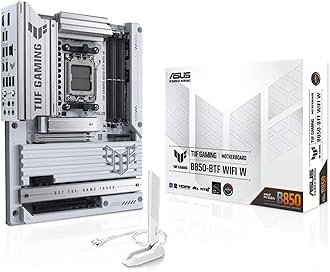 TUF Gaming B850-BTF WiFi W AMD B850 ATX Motherboard,Hidden-Connector Design, 14+2+1 80A DrMOS Power Stages, DDR5, PCIe 5.0 Ready, 3X M.2, Wi-Fi 7, 2.5Gb LAN, DP, HDMI™, USB 20Gbps Type-C