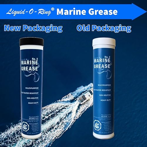 Miniatura 5 de Grasa marina multiusos – NLGI #2, resistente al agua salada, alta temperatura, resistente, fabricada en los Estados Unidos (cartucho de 14 onzas)