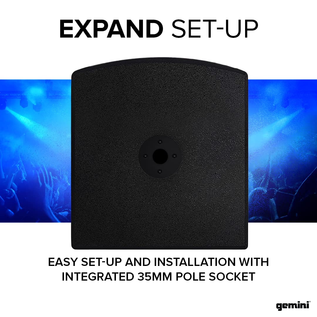 Gemini Zrx Series Zrx S18p 18 Inch Professional Powered Subwoofer