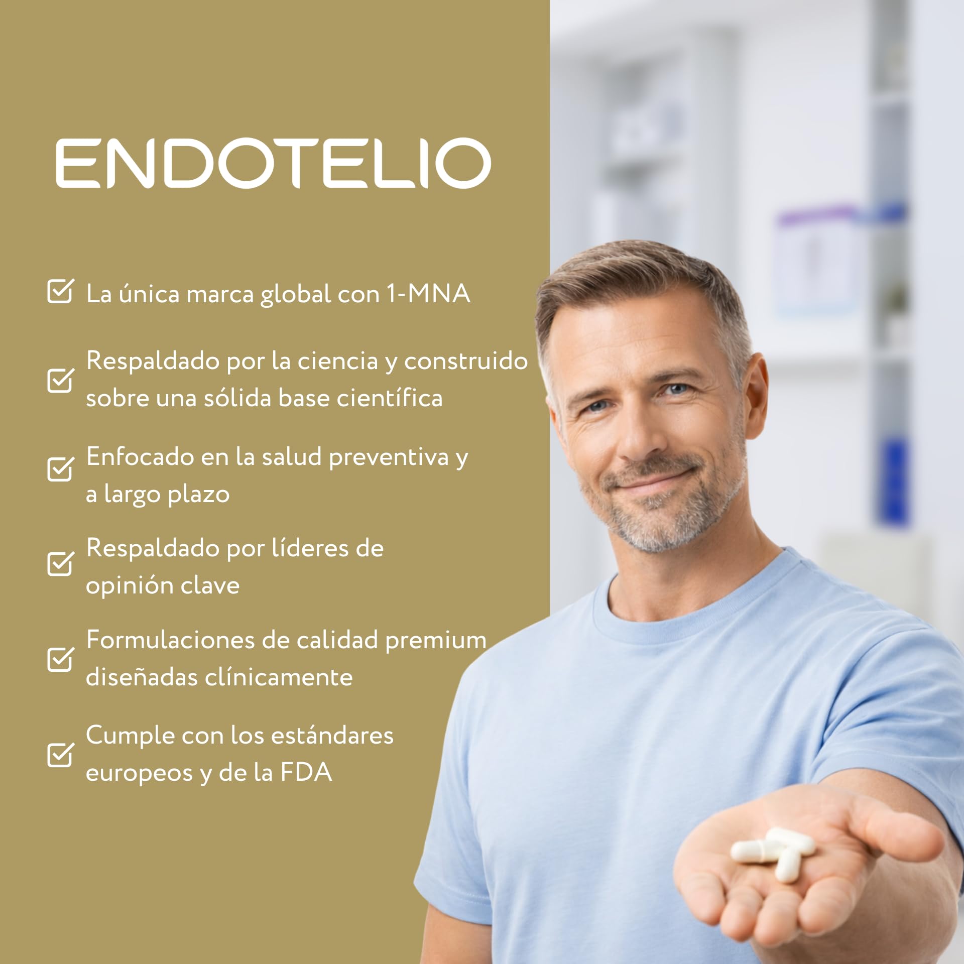 1-MNA PRO, Suplemento Antiedad, Optimiza NAD+, Doble Dosis para Efectos Más Rápidos, Biohacking, Salud Celular, Científicamente Formulado, Alta Biodisponibilidad, 30 Cápsulas