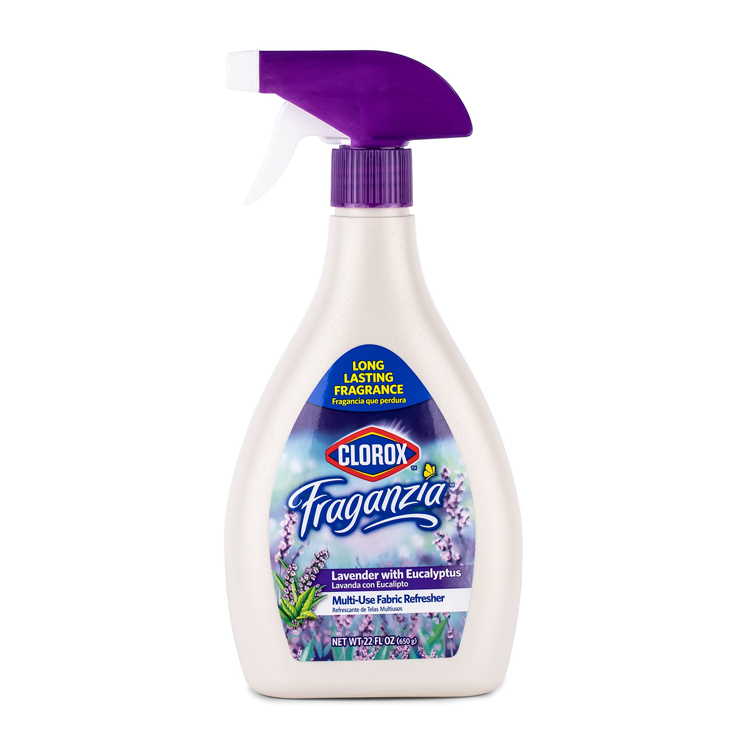 Clorox Fraganzia Fabric Refresher Spray, Lavender Eucalyptus, 22 Fl Oz