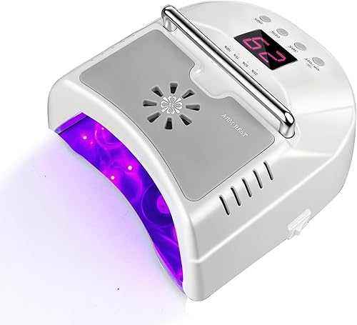 Lámpara LED de uñas UV inalámbrica, luz UV profesional para uñas de gel, secador de uñas para gel acrílico, lámpara de rizado para salón de belleza
