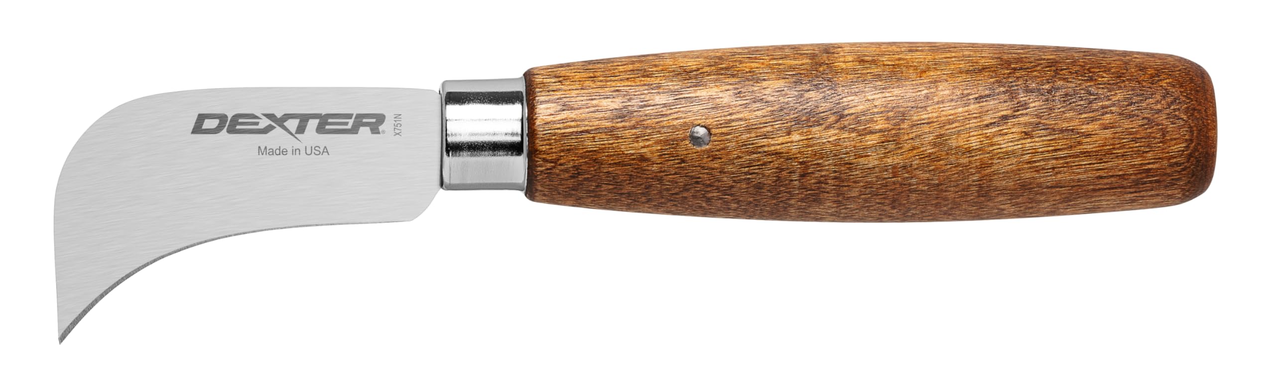 2-inch Heavy Blade Linoleum Knife by Dexter-Russell – 2", Silver, Brown, Model X751