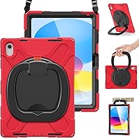 Vista 10 de BRAECN Funda para iPad (A16) de 11ª/10ª generación de 11 pulgadas/10.9 pulgadas 2025/2022, silicona protectora resistente con protector de pantalla