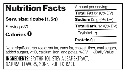 Miniatura 2 de Whole Earth Sweetener Co Stevia - Cubos edulcorantes de hojas y monje edulcorante de eritritol cubos de azúcar y gotas de stevia sustituto de azúcar