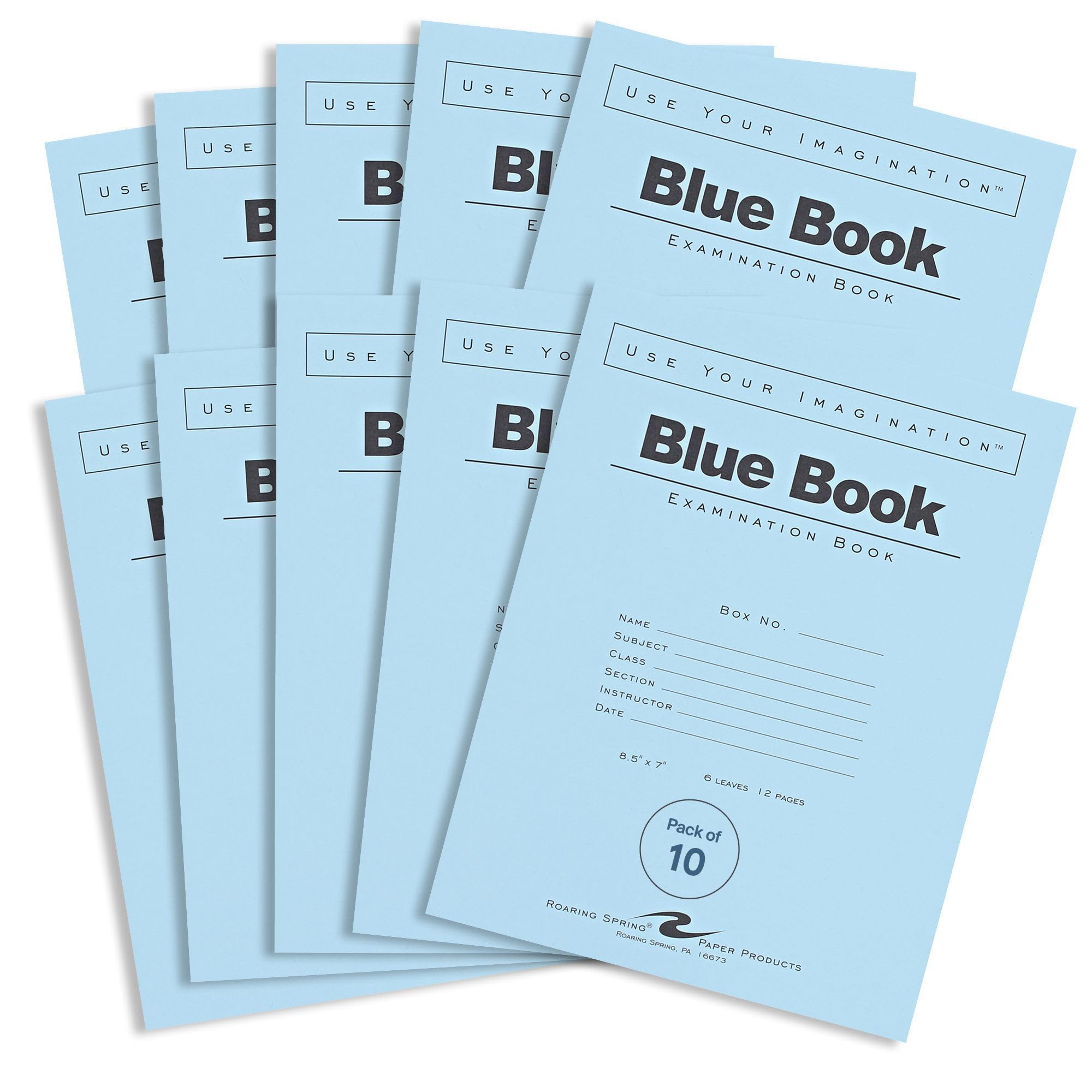 Cuadernos de examen Roaring Spring para selectividad y pruebas universitarias 7