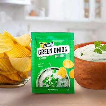Wise Snacks Green Onion Dry Dip Mix Gluten Free 0.5 oz (12 Packets)