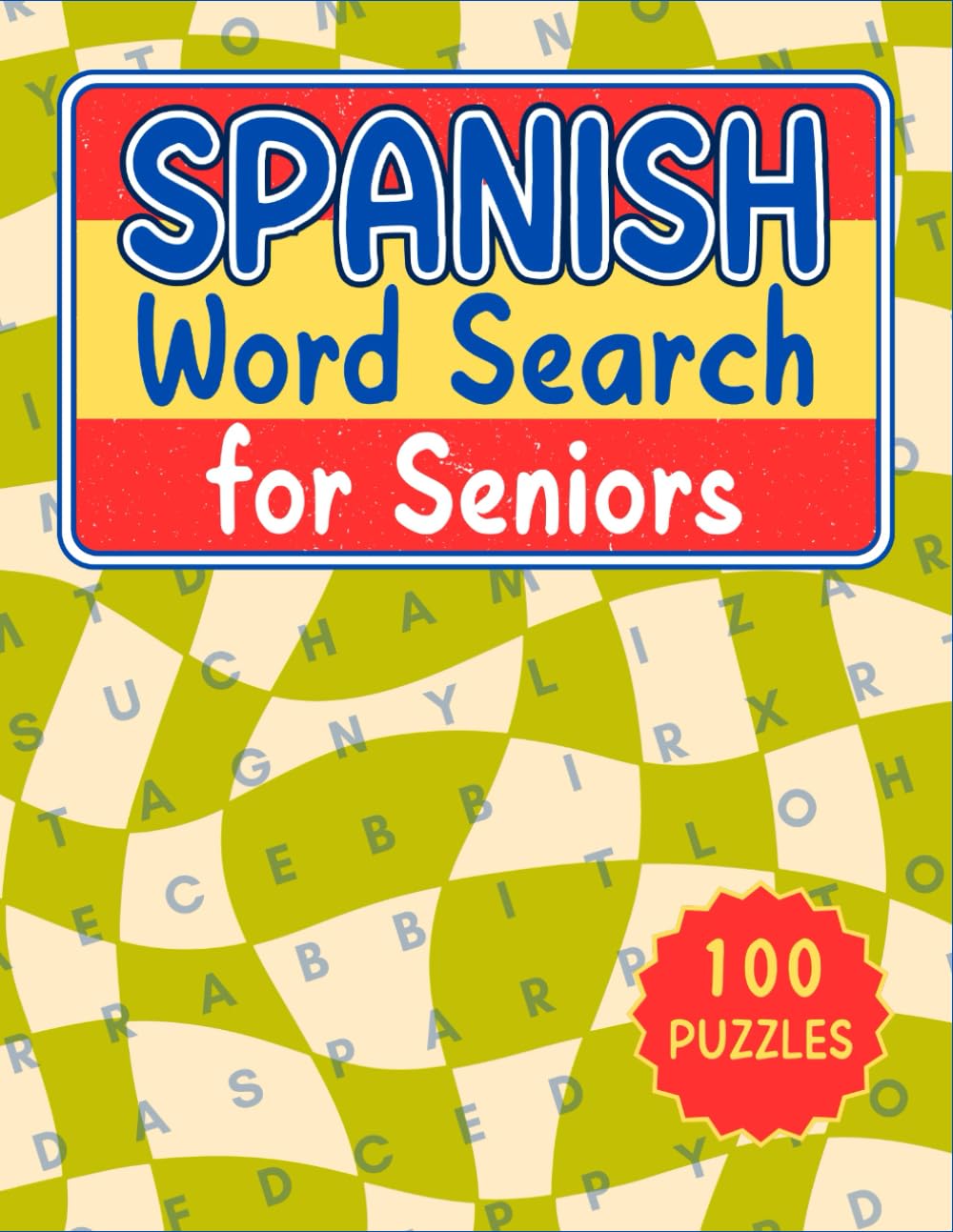 Spanish Wordsearch Book for Seniors: Easy to Read Language Puzzles for Elderly Adults | Brain Boosting Fun Vocabulary Practice