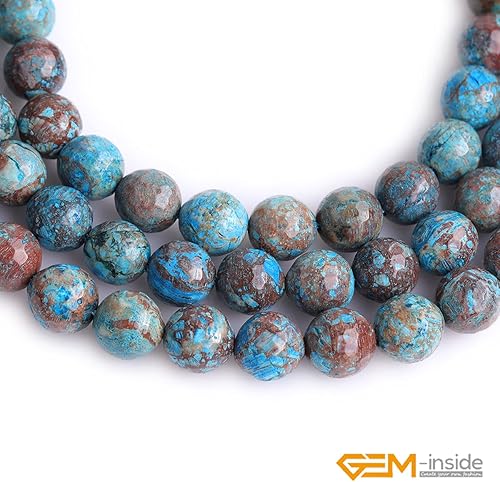 Miniatura 426 de GEM-Inside Red Orange Carnelian Gemstone Loose Beads Natural Energy Power Beads for Jewelry Making Round Faceted 8mm 15