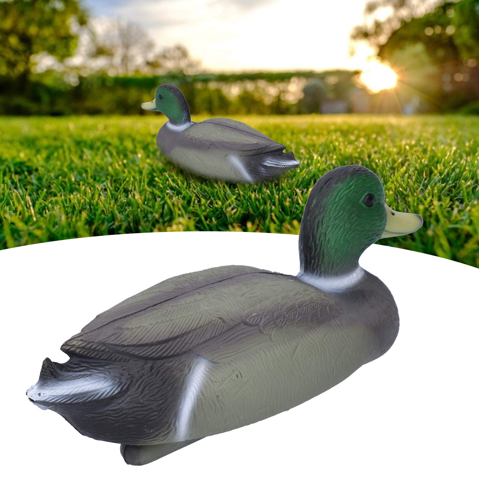 UBERSWEET® Simulated Duck, Waterproof Garden Decor, Duck Ornament, Lifelike Vivid Shape for Field Pond Yard Garen'