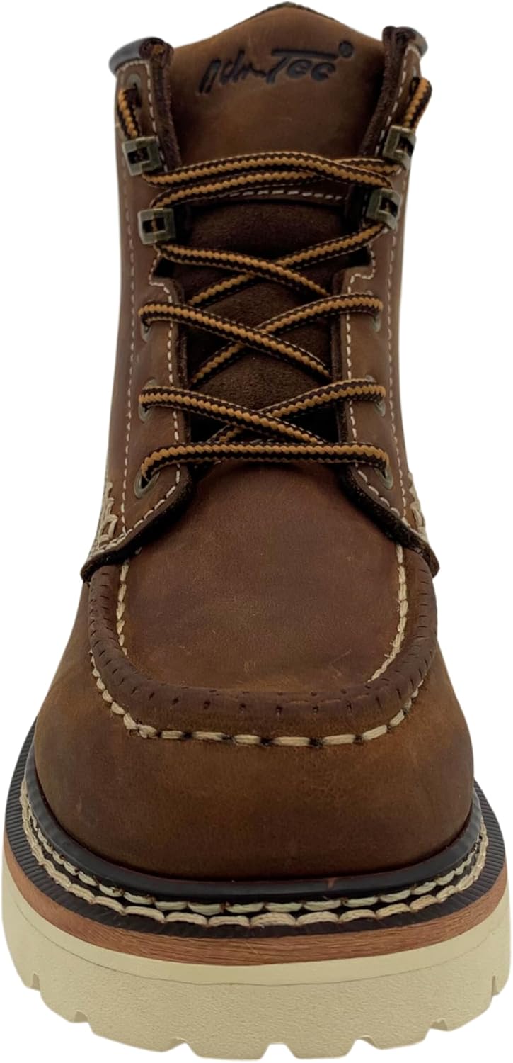 Ad Tec Women’s Legacy 6” Soft Moc Toe Work Boot - 8144, Full-Grain Leather
