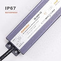 Vista 2 de Transformador de fuente de alimentación de LED de voltaje constante impermeable IP67 de 60W, entrada universal de 100-240V CA con enchufe, salida