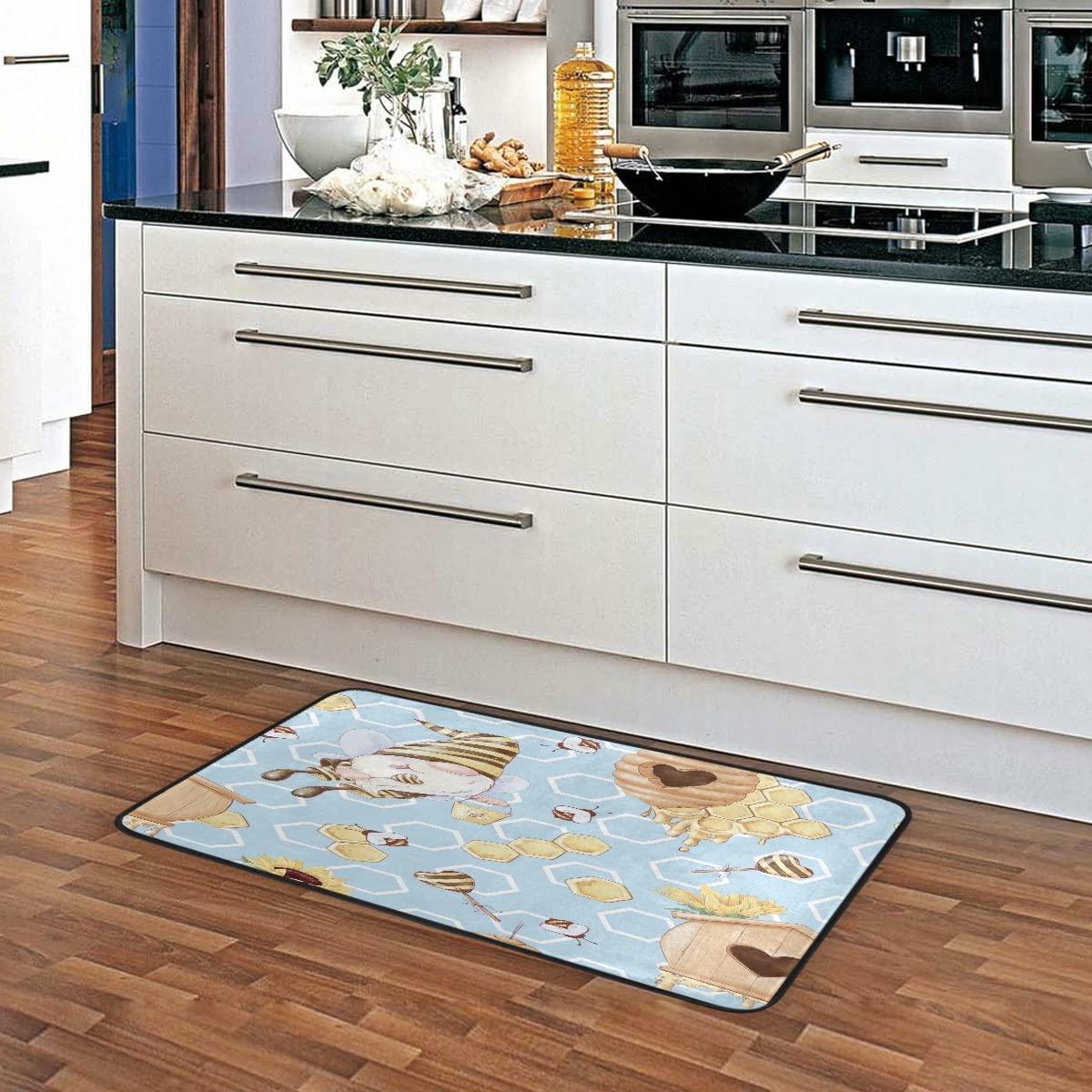 Tappeto Antiscivolo Per Lavanderia – 50x120 Cm, Lavabile, Impermeabile, Design Testo Nero - 2