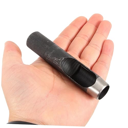 Miniatura 3 de STOBOK Herramienta de perforación de cintura perforadora de cinturón (perforadora negra de 0.63 pulgadas) herramienta de perforación para