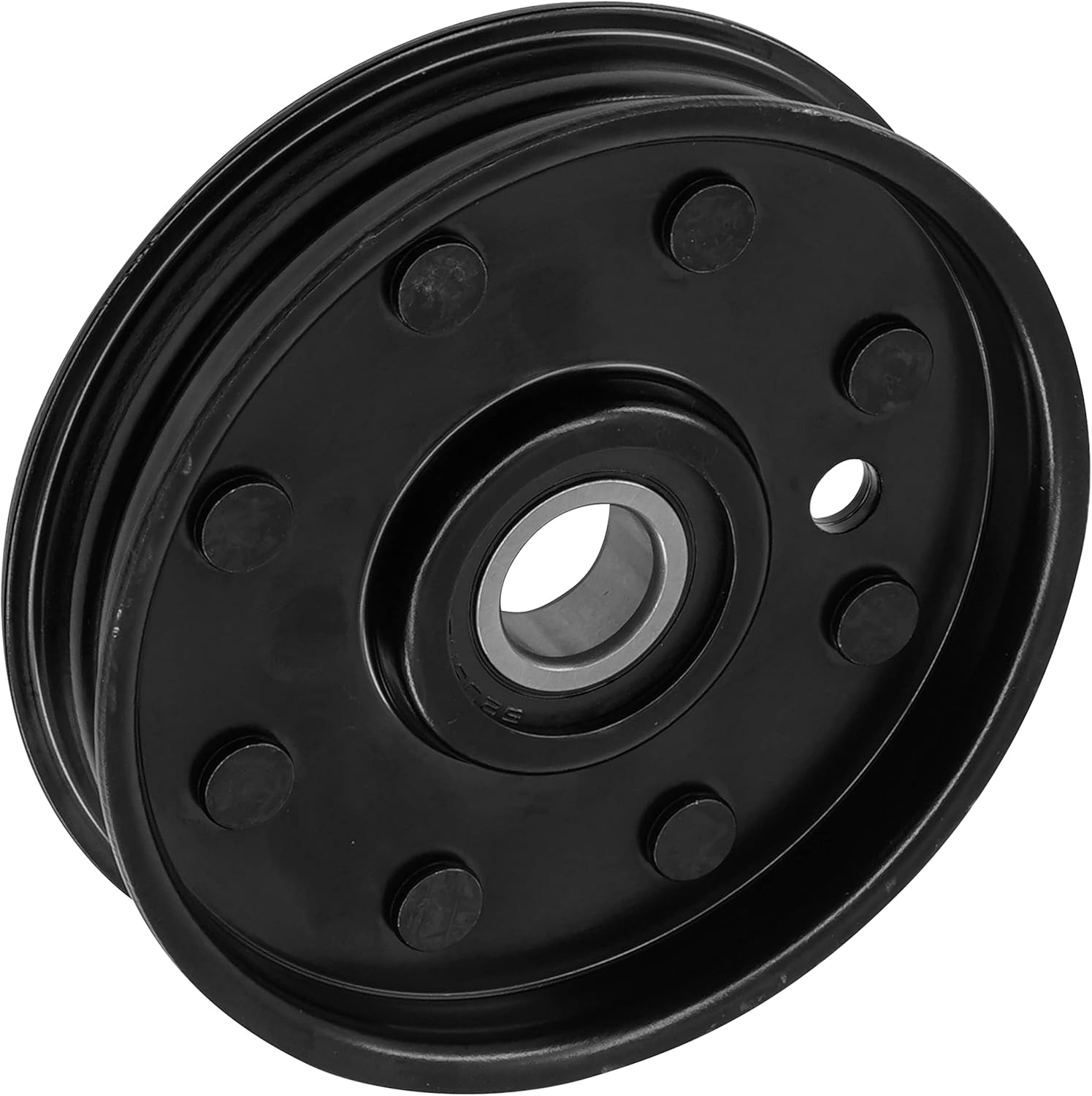 Caltric Flat Idler Pulley Compatible with John Deere 200 210 212 214 216 AM37249 AM107468