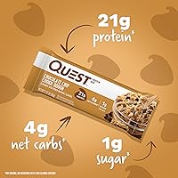 Vista 2 de Quest Nutrition Favorites Bundle, masa de galletas con chispas de chocolate y galletas y barras de proteína en crema
