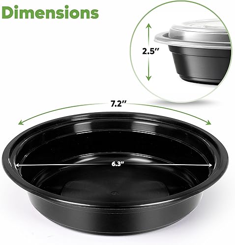 Miniatura 9 de Recipientes para servir comida con tapas (50 juegos)