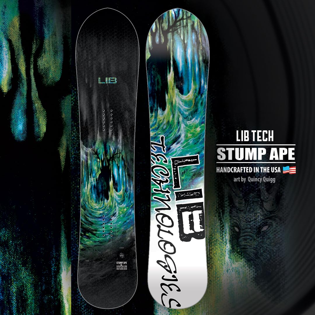 LIB TECH STUMP APE WIDE Snowboard 2024,157W : Amazon.fr