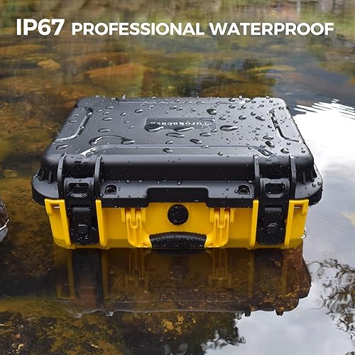 Miniatura 5 de Estuche de almacenamiento para taladro Dewalt y destornillador de impacto, funda rígida con inserto de espuma personalizado, compatible con taladro