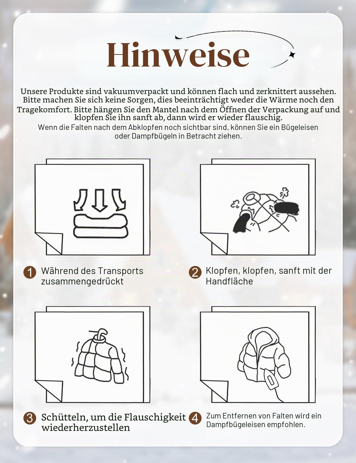 Tuopuda Damen Übergröße Wintermantel Lang Steppmantel mit Kapuze Wärme Verdicken Wasserabweisender Wintermäntel Steppjacke Winterjacke