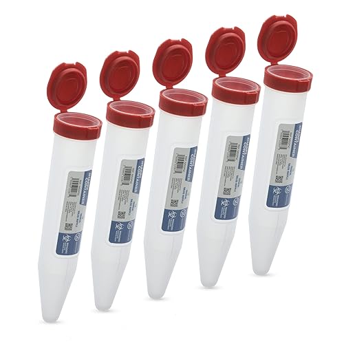 Contenedor portátil de primeros auxilios para objetos punzantes transportable con mecanismo de bloqueo de Medical Sales Supply (Paquete de 5)