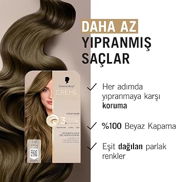 Schwarzkopf Creme Supreme Hair Dye 7-0 Brunette