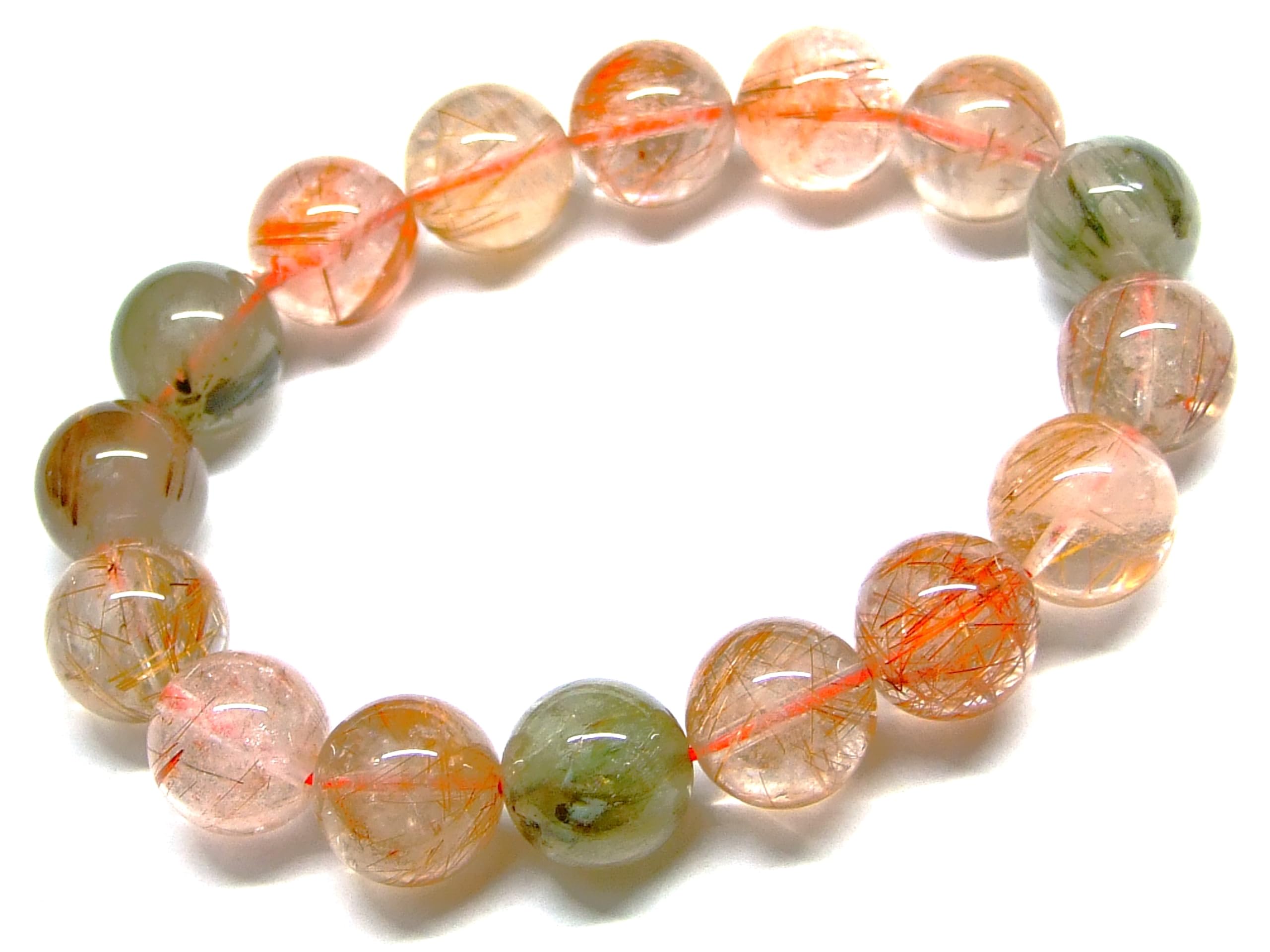 ミックスルチルクォーツ極上品13mm