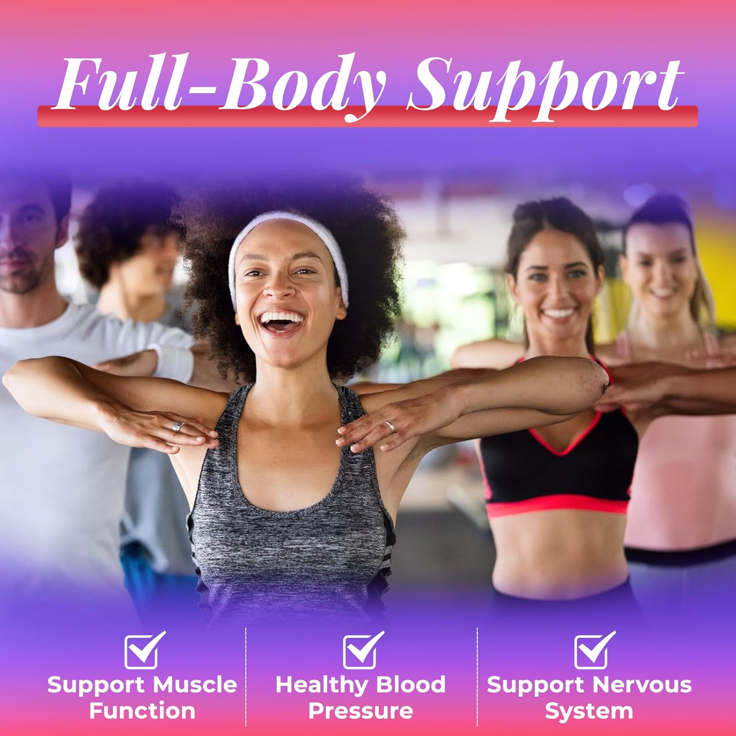 Potassium Magnesium Gummies 1200 mg for Adults Sugar-Free High Absorption Magnesium Glycinate Supplement,Supports Leg Cramps,Muscle,Heart Health,Non-GMO Magnesium Gummy Raspberry Flavor 90 Count - Image 7