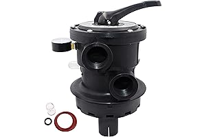 Hayward Pool Filter Valve - SP0714T Top-Mount Multi Port Valve Compatible with Hayward VariFlo