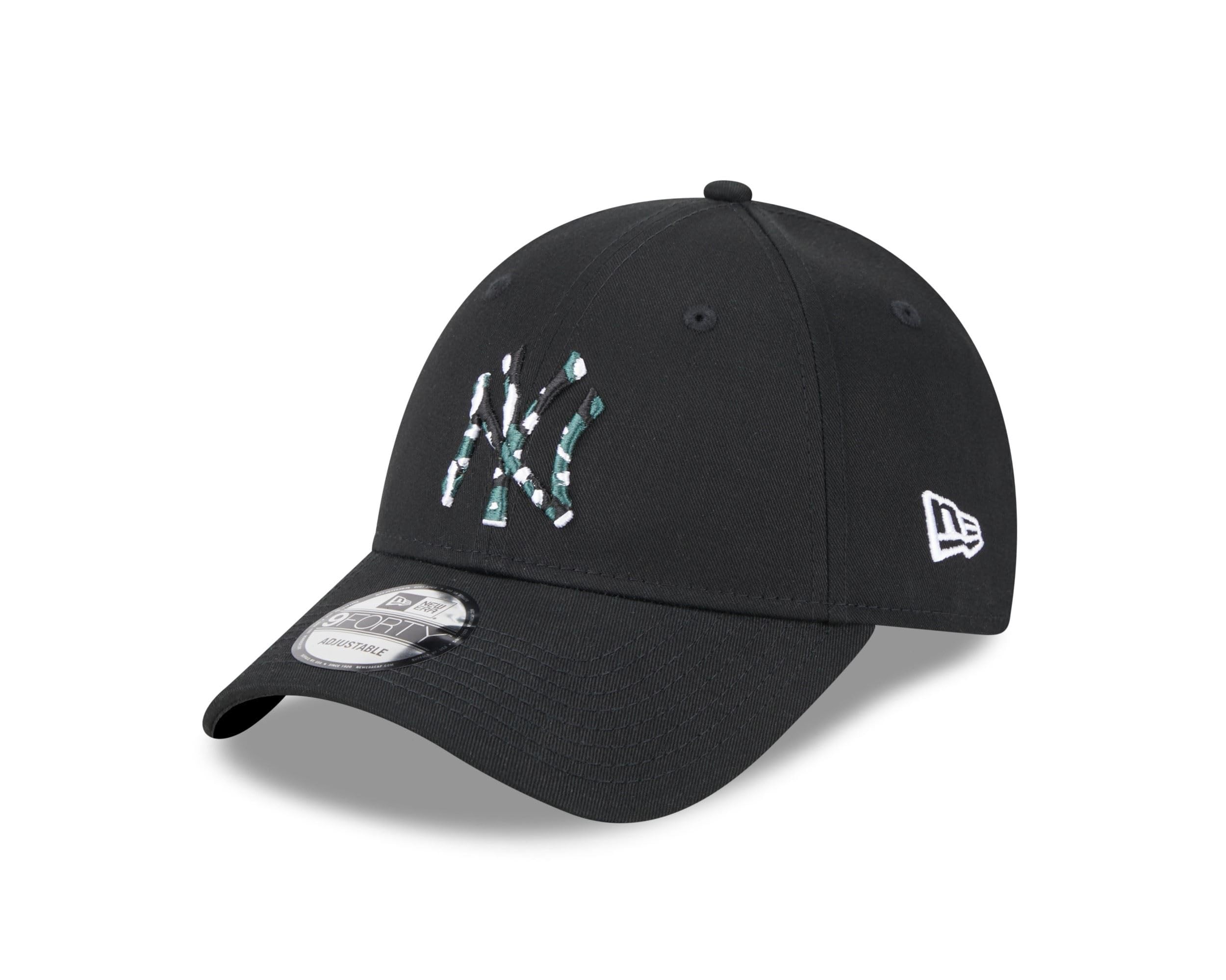 New Era New York Yankees Baseball Cap Camouflage Logo NY Adjustable hat MLB Black
