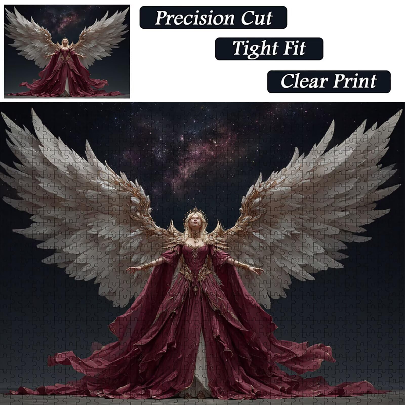 Cielo Estrellado Puzzle Madera 2000 Piezas, ala Puzzle Adultos con Caja 99x70cm, Rompecabezas Desafiante, para Hombres Mujeres Adolescente, Juegos de Rompecabezas Creativos, Decoracion Hogar, Q-4922