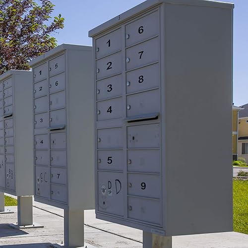 Miniatura 8 de 40 piezas de 4 juegos de calcomanías de vinilo para buzón de correo, impermeables, calcomanías reflectantes de vinilo antidecoloración, letreros de