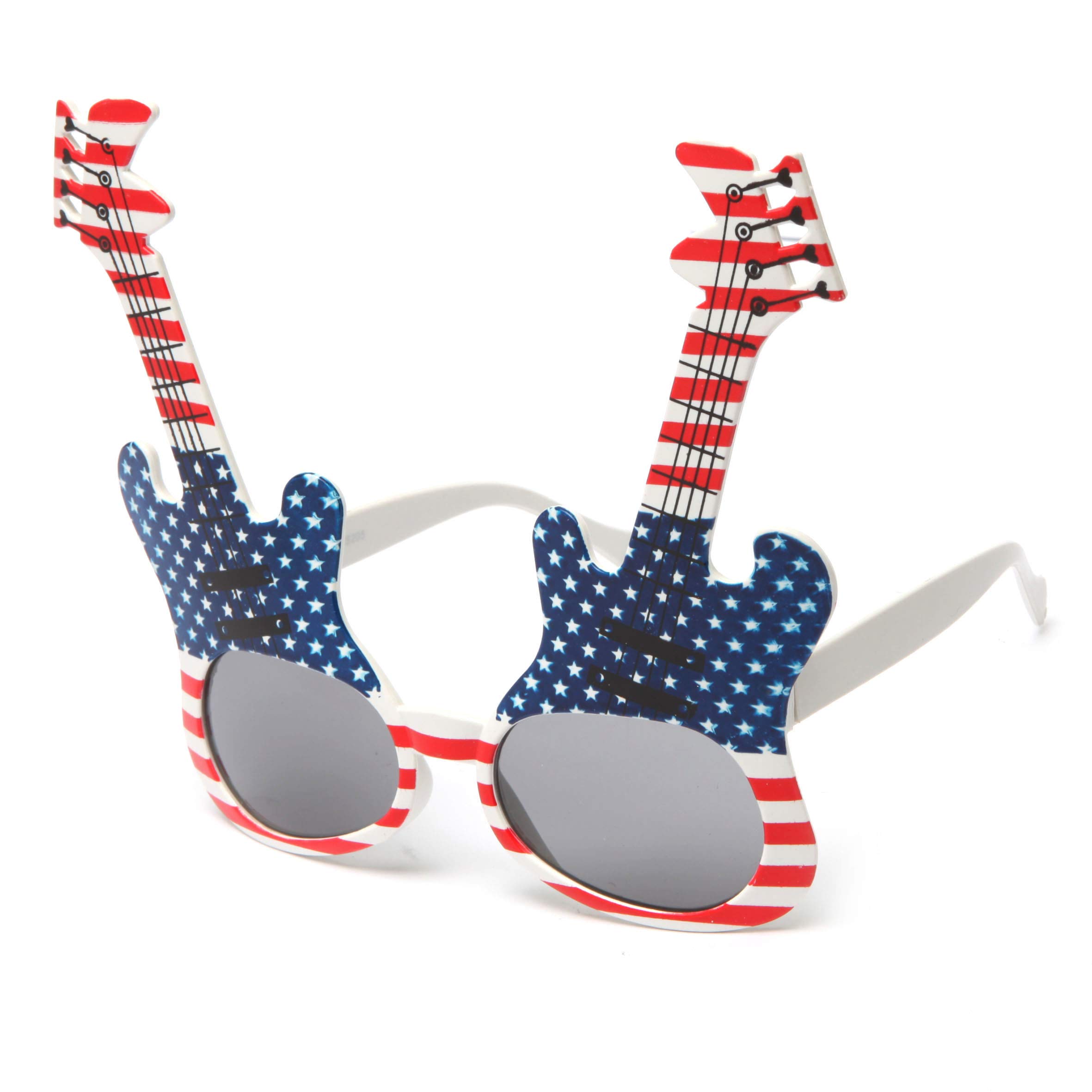 Newbee Fashin Party Fun Props Unique Guitar Design Festival Sunglasses