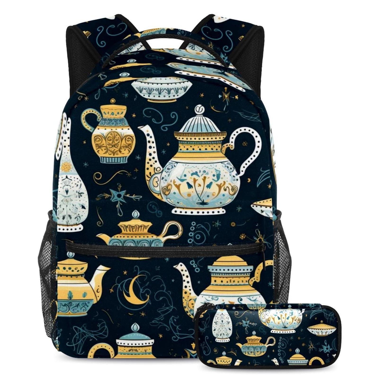 Sacs à dos de jour avec trousse arabe multicolore pour étudiants - 7
