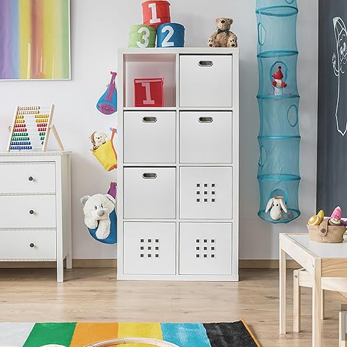 Miniatura 7 de Posprica Contenedores de almacenamiento plegables de 13 x 15 x 13 pulgadas, cajas de almacenamiento plegables de tela, cestas de almacenamiento