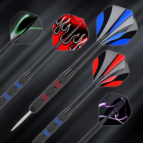 Miniatura 6 de Juego de dardos con punta de acero, 0.63 oz, 15 barriles de PC