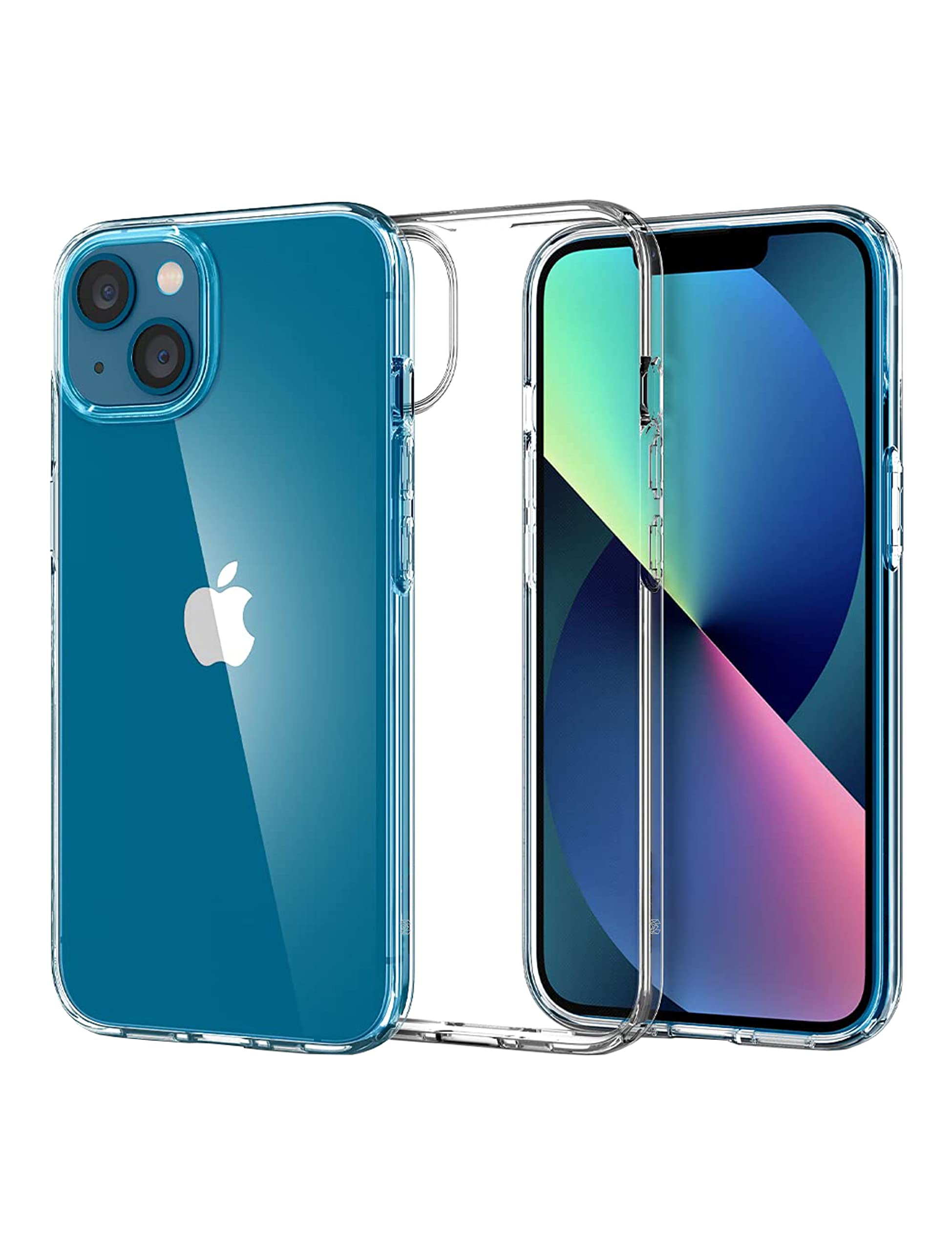 MOOSH for iPhone 13 Mini Back Case Cover Ultra Hybrid Transparent, Shockproof Bumpers, Military-Grade Drop Protection, Protective Phone Cover (TPU + Poly Carbonate) (iPhone 13 Mini)
