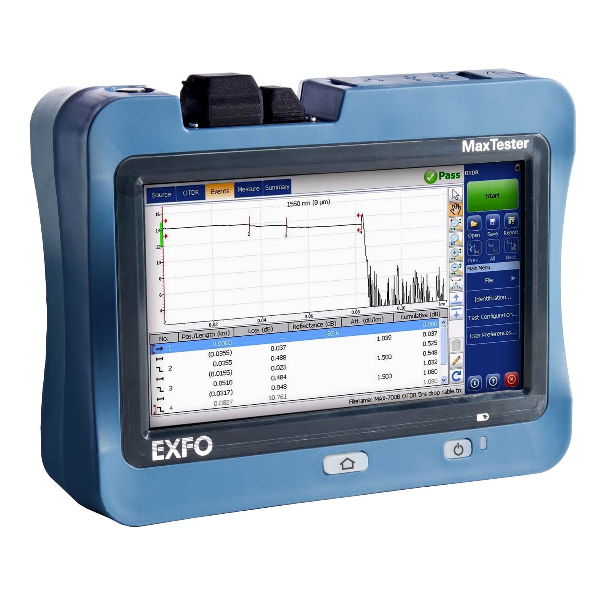 Buy EXFO MaxTester 715B Optical Time Domain Reflectometer OTDR