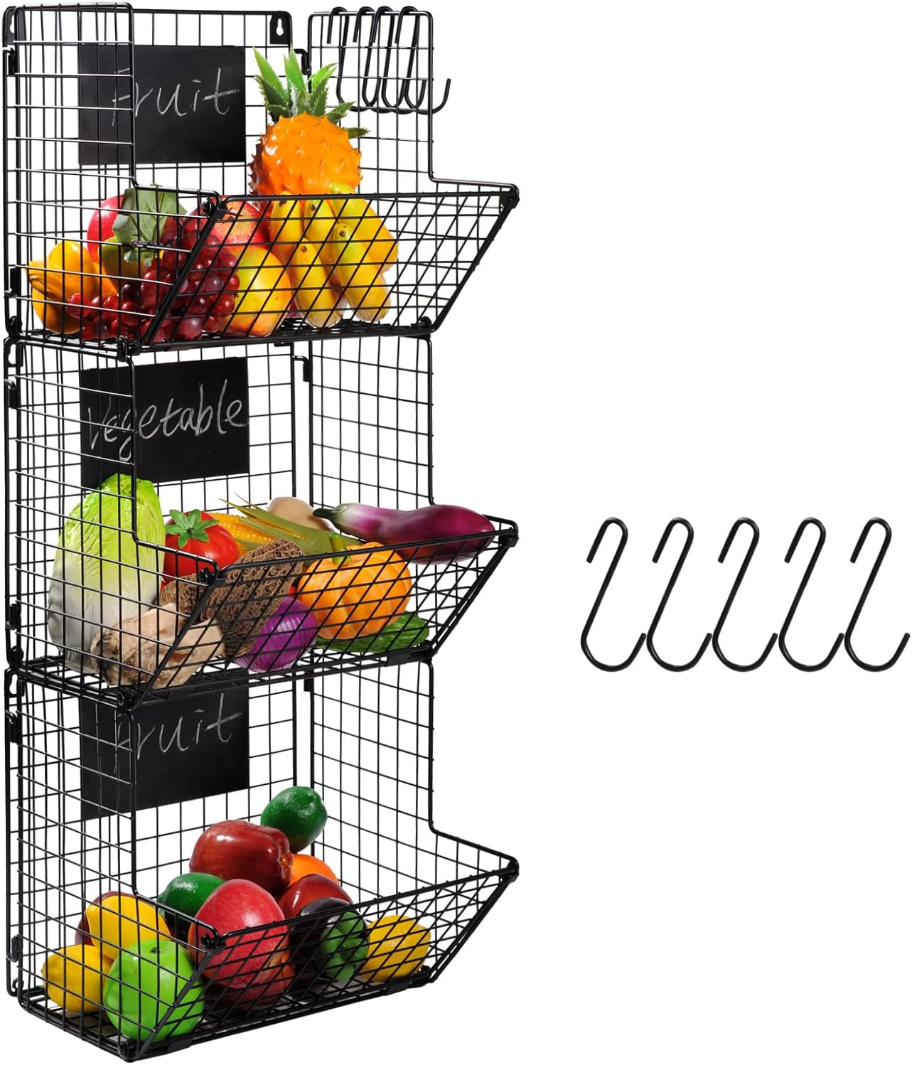 Cuhmroda メタル壁掛け収納バスケット 折りたたみ式 フルーツ収納バスケット キッチン 浴室 オフィス 子供部屋に収納できる3段ワイヤーバスケット 壁掛け式折りたたみキッチン収納バスケット ブラック B09cpfblvy L8h かご バスケット Ilgaimportadora Com Cuhmroda メタル壁掛け収納バスケット 折りたたみ式 フルーツ収納バスケット キッチン 浴室 オフィス 子供部屋に収納できる3段ワイヤーバスケット 壁掛け式折りたたみキッチン収納バスケット ブラック B09cpfblvy L8h かご バスケット Ilgaimportadora Com
