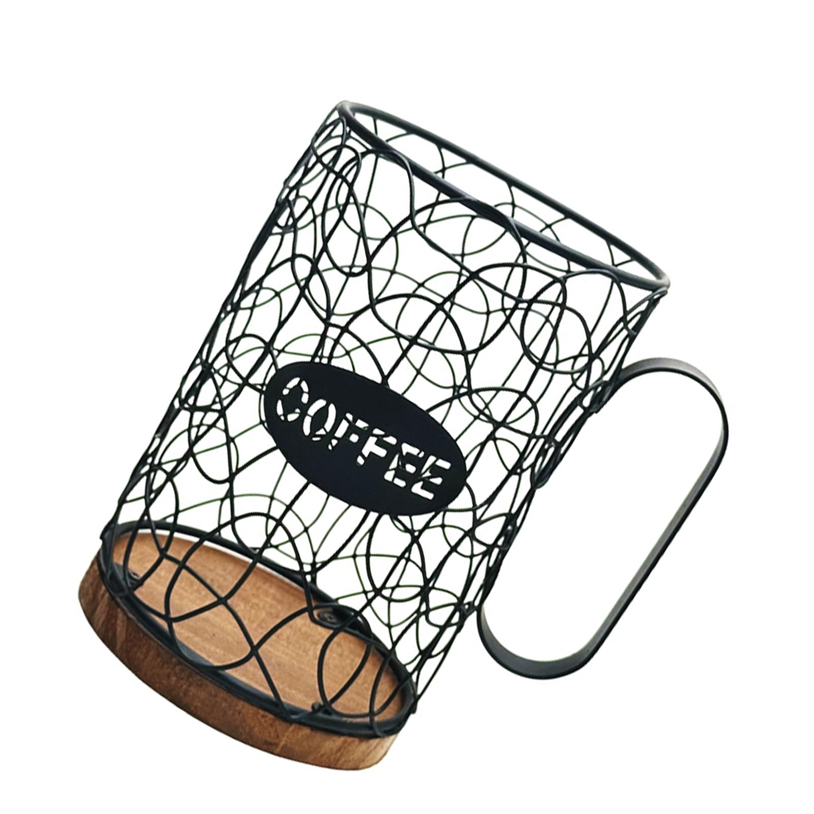 Shurhome Practical Sturdy Coffee Storage Basket Opening Designs Home Decoration for Neat Arrangement of Accessories Use Practical Sturdy Storage Basket Opening Designs Home Decoration